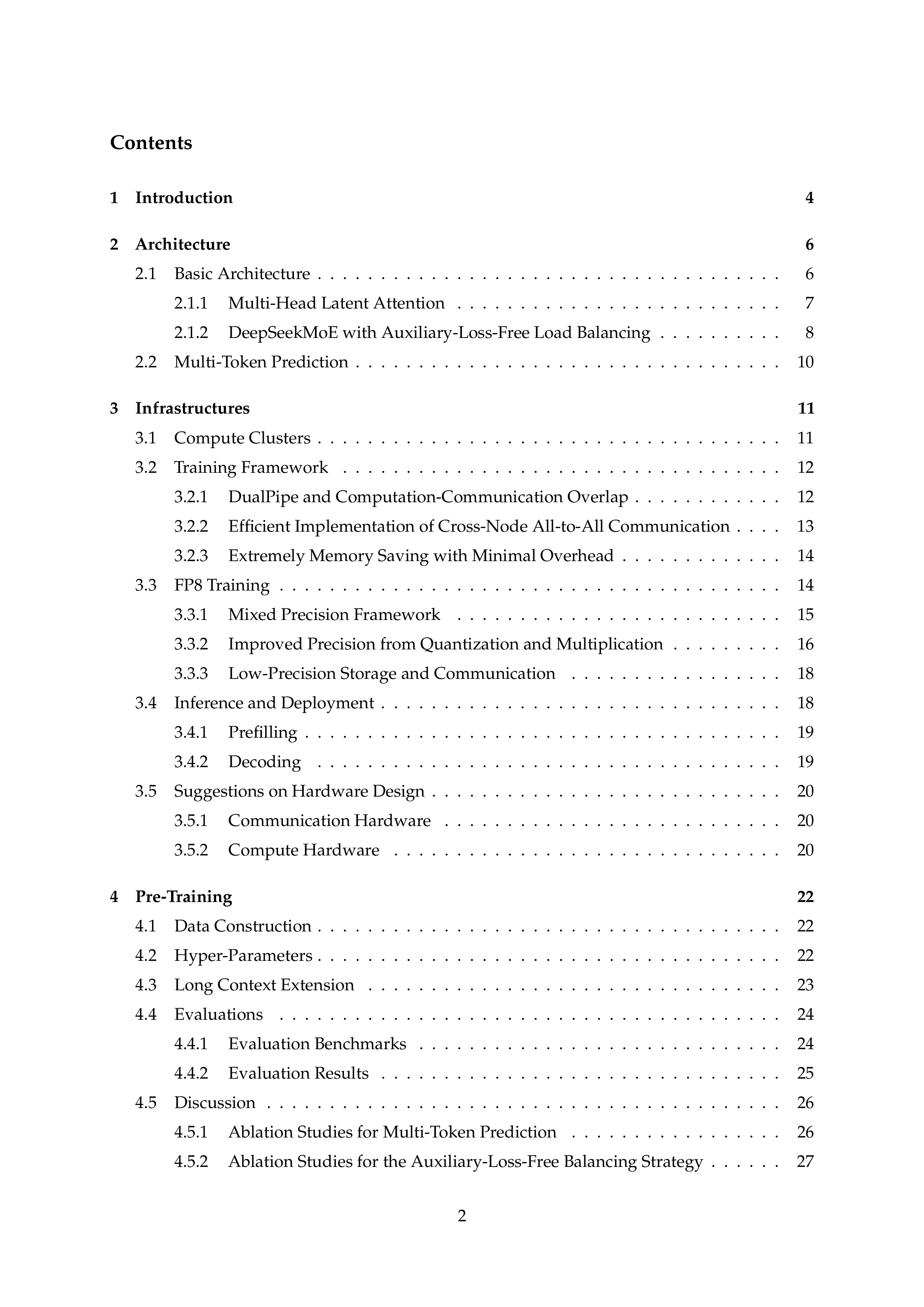 DeepSeekV3技术报告
